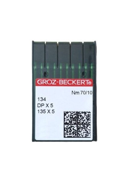 Groz - Beckert Dpx5 10/70 Kalın Dip Düz Dikiş Makine Iğnesi (10 Adet)