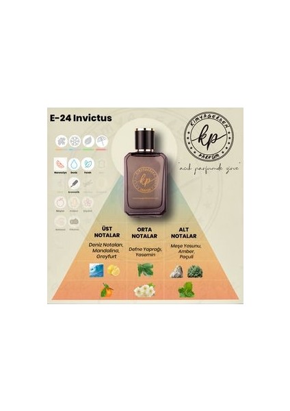 E-24 Invictude ( %33 ) Esans Oranı fiyatları