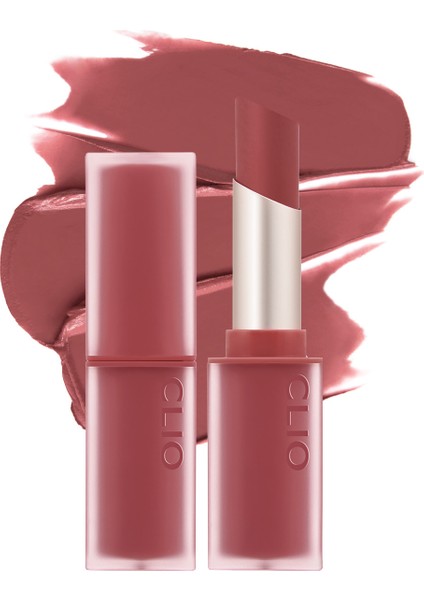 Yumuşak Dokulu, Hafif Mat Görünüm Sunan Ruj CLIO Chiffon Mood Lip (02 Rose Nut)