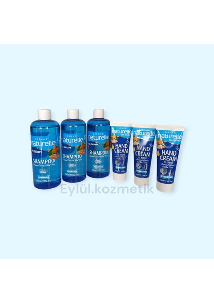 Naturelle Sea Therapy Yosun & Aloe Vera Arındırıcı Şampuan 360 ml+ El Kremi 3 Lü Set