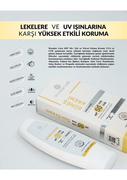 Care YÜZ & VÜCUT Güneş Kremi 100 ML