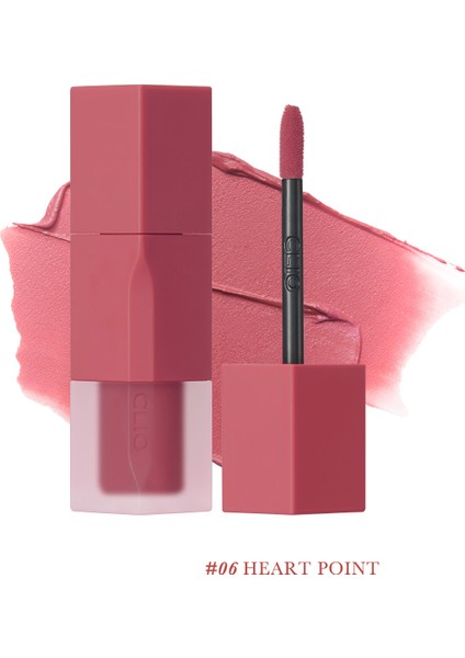 Pürüzsüz ve Kadifemsi Dokulu, Doğal Görünüm Sunan Tint CLIO Chiffon Blur Tint (06 Heart Point)