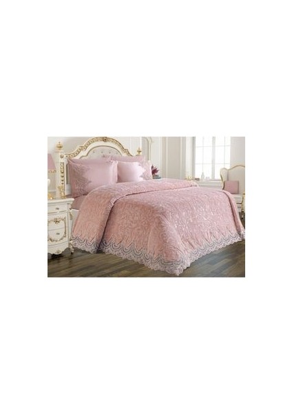 Fransız Dantelli Battaniye Seti