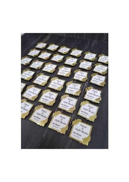 Pleksi Ahşap Magnet, Düğün, Nişan, Kına, Hediyelik(25 Adet) fiyatları