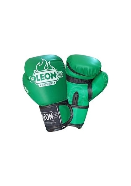 Leon Blade Training Boks Kick Boks ve Muay Thai Eldiveni Yeşil