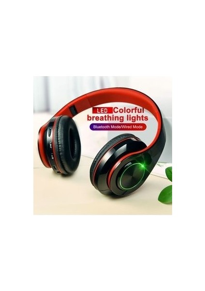 B39 Kablosuz Bluetooth Kulaklık- LED Işıklı Kulaküstü Kulaklık-Her Telefona Uyumlu PG-B39 modelleri