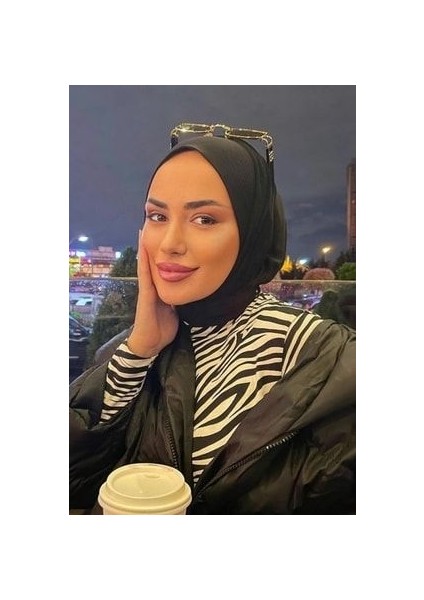 Hijabchi Kadın Tesettür Çıtçıtlı Boyunluk