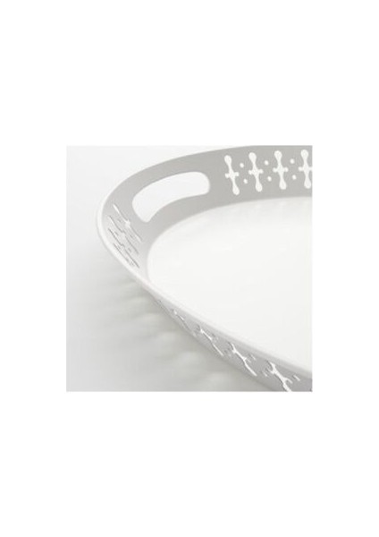 Romantısk Tepsi Beyaz Renk 52X39 cm fiyatları