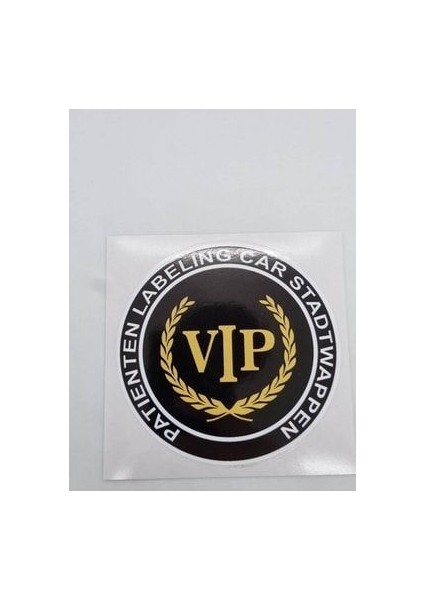 Vip Yazılı Sticker
