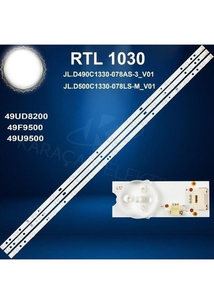 Toshıba 49LL2A63DT LED Bar