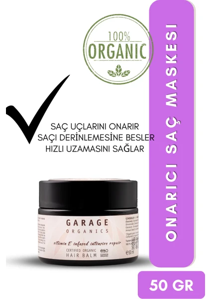 Garage Organics Hair Balm (Saç Balsamı)