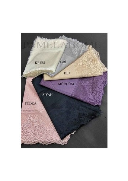 Tül Masa Örtüsü Şık Tasarım Dantelli Dertsiz modelleri