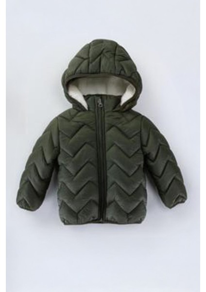 ( 1 - 10 Yaş ) Kapitone Içi Welsoft Kaban çocuk - Haki