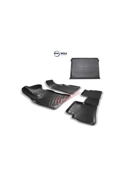 Fiat Doblo Paspas Bagaj Havuzu 3D Havuzlu Set 2015- fiyatları