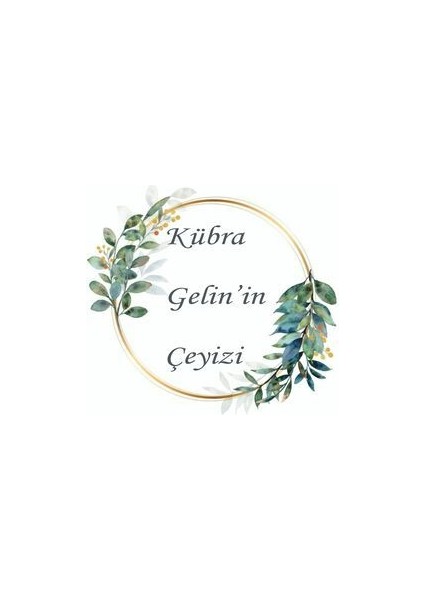 Çeyiz Bohça Koli Gelin Etiketi