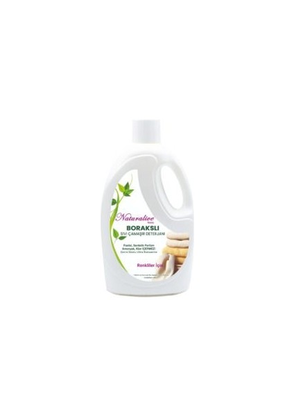 Naturalive Borakslı Sıvı Çamaşır Deterjanı 2.5lt Renkliler Için