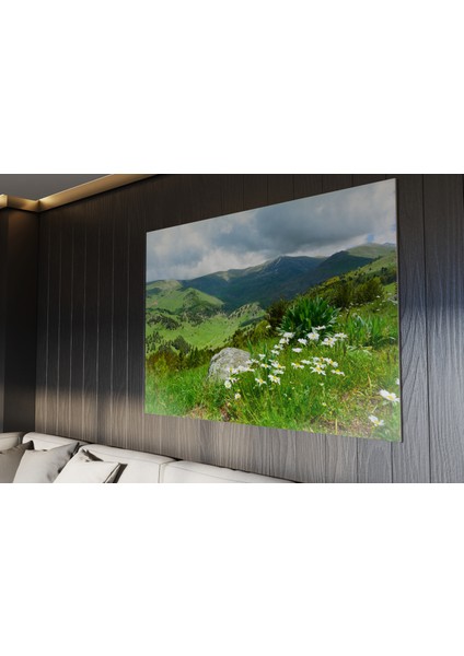 Tablo - Duvar Tablosu - Çiçek ve Yeşil Temalı Tablo - Ev Dekorasyon - 60 x 40 cm