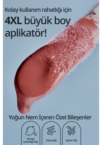 Dudaklara Dolgun ve Işıltılı Görünüm Sunan Gloss PERIPERA Ink Glasting Lip Gloss (1 Clear)