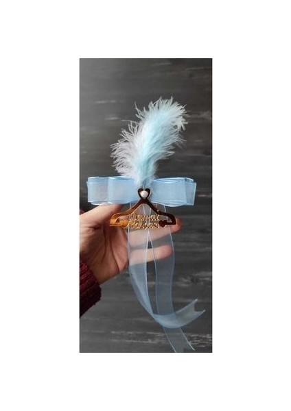 Pleksi Damat Bohçası Yazısı Bohça Süsü ( 1 Adet)