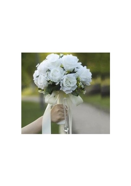 Beyaz Gelin Buketi