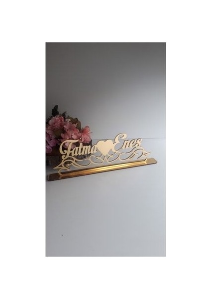 Söz Nişan Pleksi Isimlik