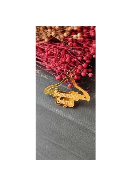 Pleksi Kayınvalide Bohçası Yazısı Gold(1 Adet)