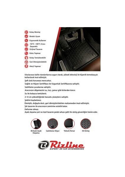 Kia Stonic 2021 3d Havuzlu Paspas Ve Bagaj Havuzu, Siyah Renk, Kaymaz Yüzey İle Estetik modelleri