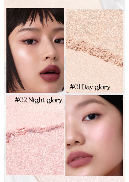 Cilde Doğal Işıltılı Görünüm Sunan Highlighter PERIPERA Pure Glory Highlighter (1 Day Glory)