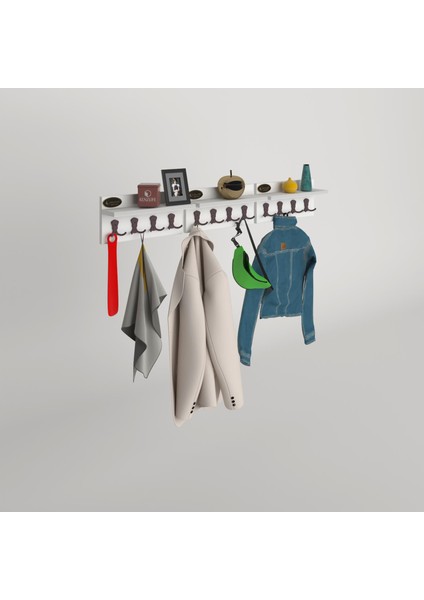 Kenzlife elbise askılığı karayemiş3 byz 26*114*12 vestiyer portmanto askı askılık 12 adet askı modelleri