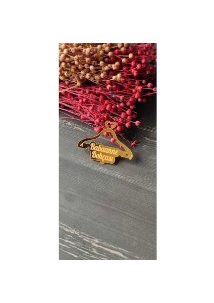 Pleksi Babaanne Bohçası Yazısı Gold(1 Adet)