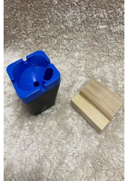 Çakmak Hazneli Kül Tablası Dumanı ve Kokuyu Hapseden Küllük Kokusuz Plastik Küllük 10 Adet fırsatları