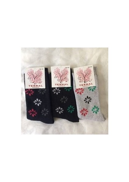 4 Çift Kadın Havlu Çorap Kışlık Çorap fiyatları