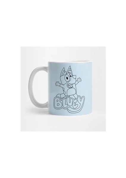 Bluey Cartoon Kupa Bardak