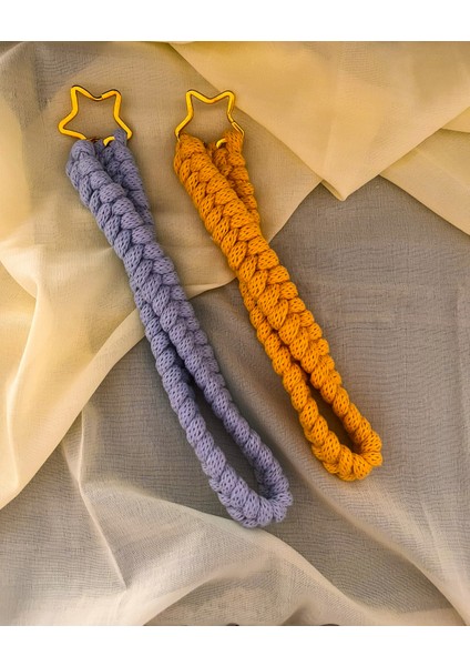 Makrome Friendship Yıldız Anahtarlık - 2 Adet fırsatları