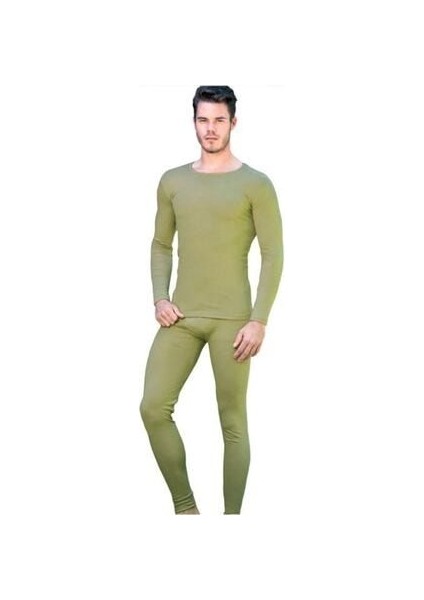 Erkek Termal Alt Üst Haki (Asker)