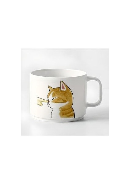 Duble Türk Kahvesi Fincanı & Espresso Dost Kedi 180 ml