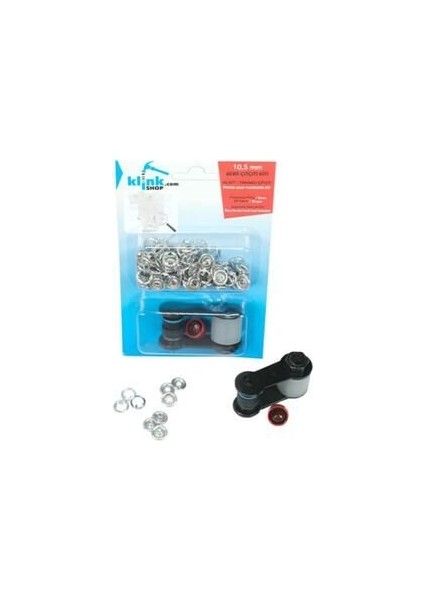 Klikıt Bebe Çıtçıtı Makinesiz Çakım Kiti Çekiçle Uygulama Aparatı ve 25 Adet 10,5 mm Çıtçıt