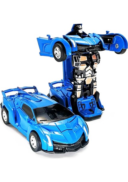 Transformers Robot Çek Bırak Kendinden Robota Dönüşebilen 1:32 Bugatti Lamborghini Araba