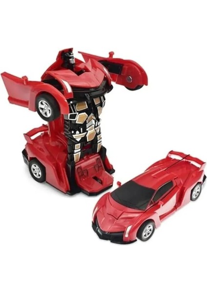 Transformers Robot Çek Bırak Kendinden Robota Dönüşebilen 1:32 Bugatti Lamborghini Araba