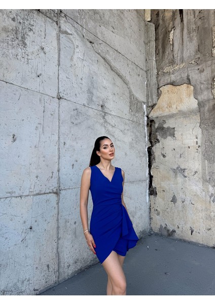 Narnia Etek Detaylı Kruvaze Mini Elbise 582562 fiyatları