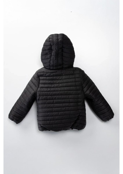 (1-10 Yaş) Kapitone Welsoft Astar Çocuk Kaban Mont - Siyah modelleri