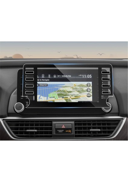 Honda Accord 2021-2024 Multimedya Ekranı Için Hd Full Kaplama Nano Tempered Ekran Koruyucu