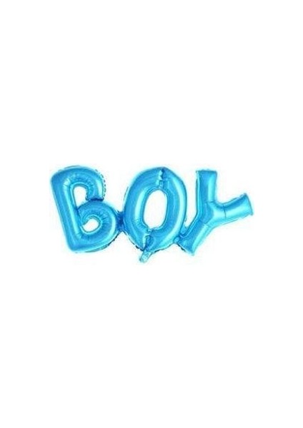 Cinsiyet Belirleme Partisi-Baby Shower Boy Yazılı Folyo Balon