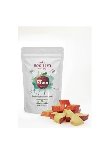 Freeze Dry Dondurularak Kurutulmuş Elma 20gr fiyatları
