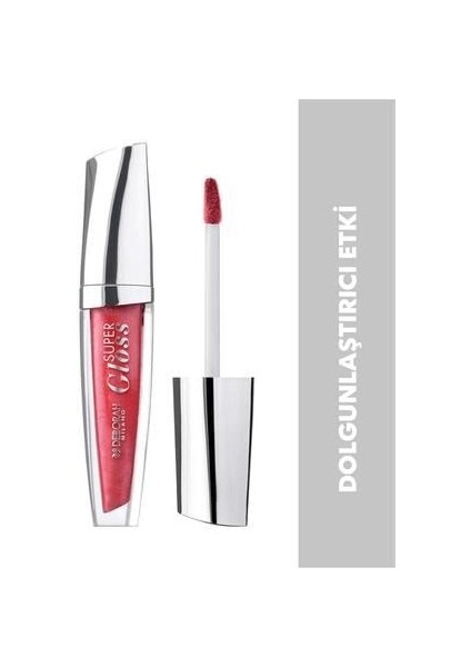 Super Gloss Nemlendirici Dolgunlaştırıcı Dudak Parlatıcısı No: 06 Red 4.5gr fiyatları
