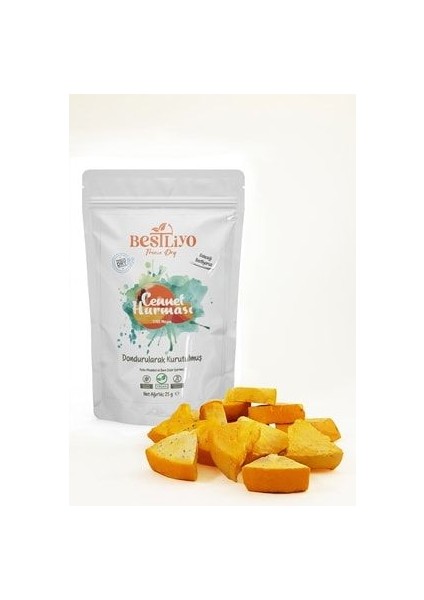 Freeze Dry Dondurularak Kurutulmuş Cennet Hurması 25gr fiyatları