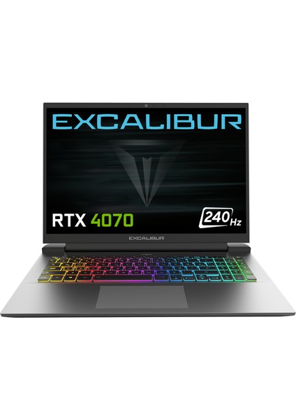 Excalibur G911.1490-EX70X-D Intel Core i9 14900HX 64GB 2TB SSD RTX4070 Freedos 15.6" QHD 240Hz Taşınabilir Bilgisayar