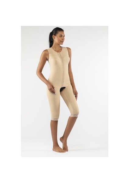 Liposuction Sonrası Tüm Vücut Askılı Kompresyon Korsesi Post Op Kontrollü Baskı Kompresyon Korsesi