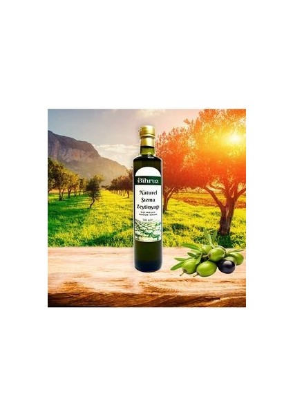 Ilk Hasat Naturel Sızma Zeytinyağı Soğuk Sıkım 500ml Maraska Şişe