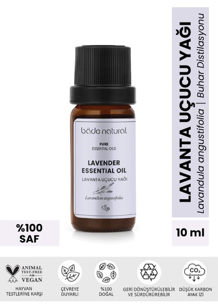 Bade Natural Lavanta Uçucu Yağı %100 Saf 10 ml